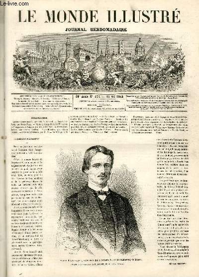 LE MONDE ILLUSTRE N474 Joseph Kommissaroff, sujet russe qui a prserv la vie de l'Empereur de Russie