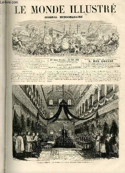 LE MONDE ILLUSTRE N570 Bavire