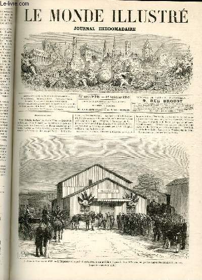 LE MONDE ILLUSTRE N596 Le Camp de Chalons en 1868