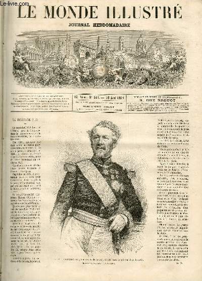 LE MONDE ILLUSTRE N645 S. Exc. le marcahl Niel, ministre de la guerre