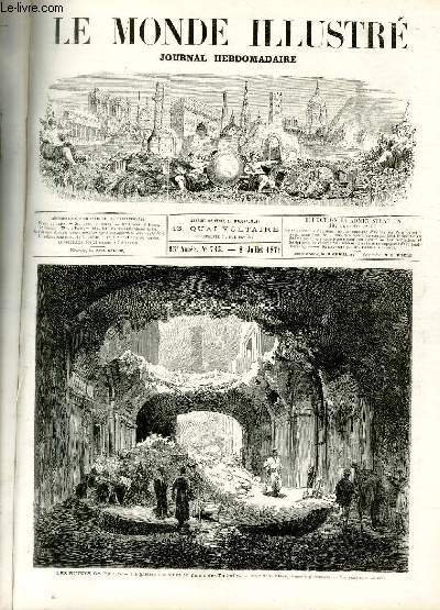 LE MONDE ILLUSTRE N743 Les ruines de Paris