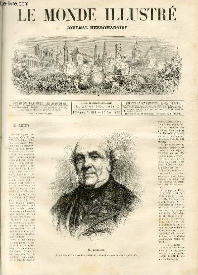 LE MONDE ILLUSTRE N866 M. Demetz, fondateur de la colonie de Mettray