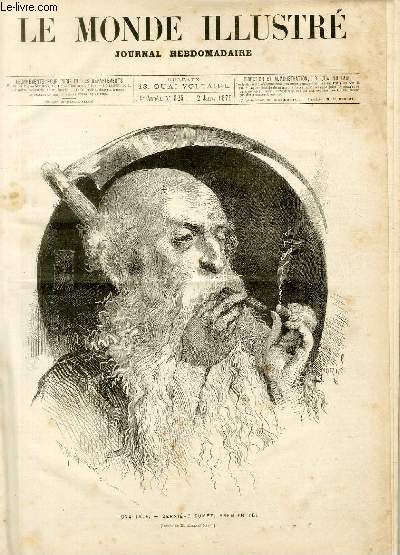 LE MONDE ILLUSTRE N925 1874-1875 - Dernire fume, premier feu