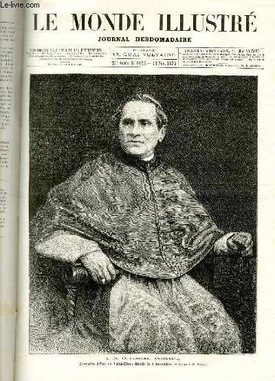 LE MONDE ILLUSTRE N1022 S. Em. Le cardinal Antonelli, Secrtaire du Saint-Sige.
