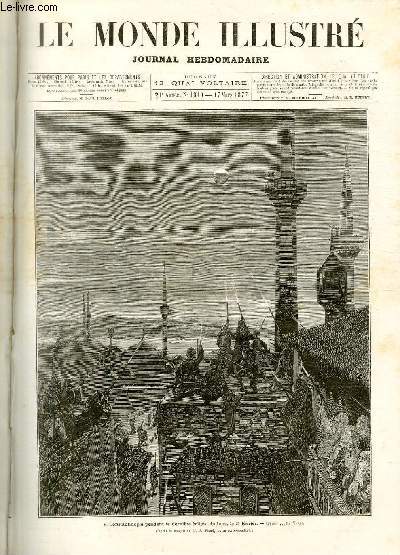 LE MONDE ILLUSTRE N1040 A Constantinople pendant la dernire clipse de lune, le 27 fvrier