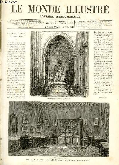 LE MONDE ILLUSTRE N1214 Les RR. PP. Jsuites de la rue de Svres
