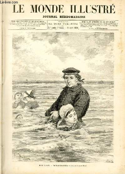 LE MONDE ILLUSTRE N1222 Dans l'eau