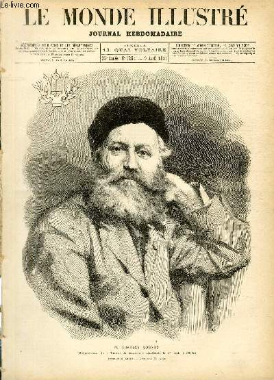 LE MONDE ILLUSTRE N1254 M. Charles Gounod, compositeur di 