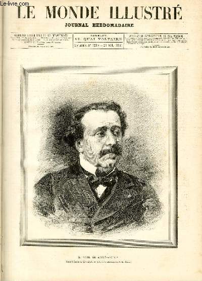 LE MONDE ILLUSTRE N1269 M. Paul de Saint-Victor