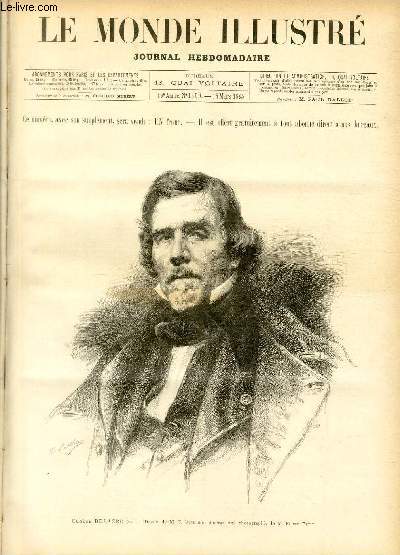 LE MONDE ILLUSTRE N1459 Eugne Delacroix