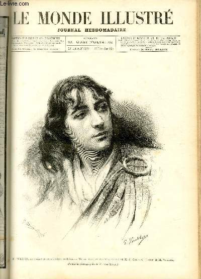 LE MONDE ILLUSTRE N1499 Mlle Weber, du thtre de l'Odon