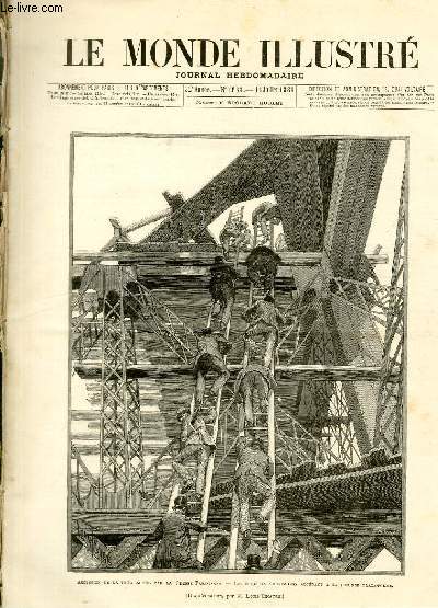 LE MONDE ILLUSTRE N1633 Ascension de la Tour Eiffel par la Presse Parisienne
