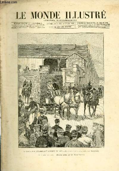 LE MONDE ILLUSTRE N1791 La grvedes ourviers des chemins de fer