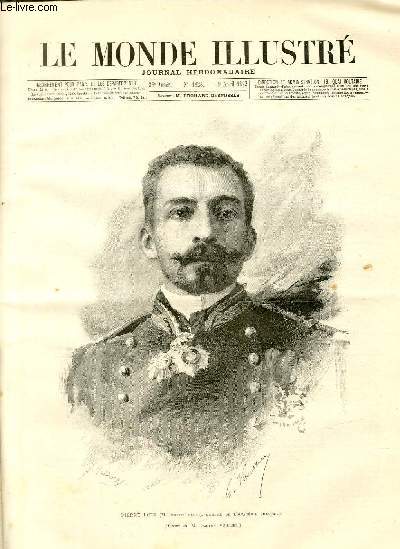 LE MONDE ILLUSTRE N1828 Pierre Loti, membre de l'Acadmie Franaise