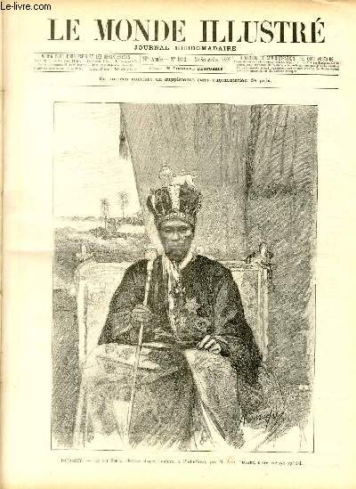 LE MONDE ILLUSTRE N1852 Dahomey