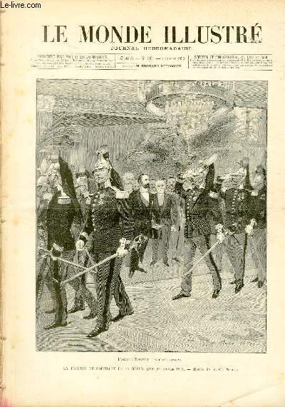 LE MONDE ILLUSTRE N1867 La journe du Prsident de la Rpublique (1er janvier 1893)