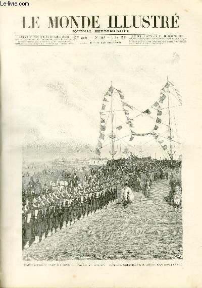 LE MONDE ILLUSTRE N°1888 Inauguration du port de Tunis - COLLECTIF - 1893 - Afbeelding 1 van 1