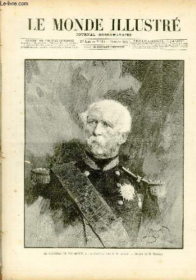LE MONDE ILLUSTRE N°1909 Le maréchal de Mac-Mahon, duc de Magenta, mort le 17 octobre
