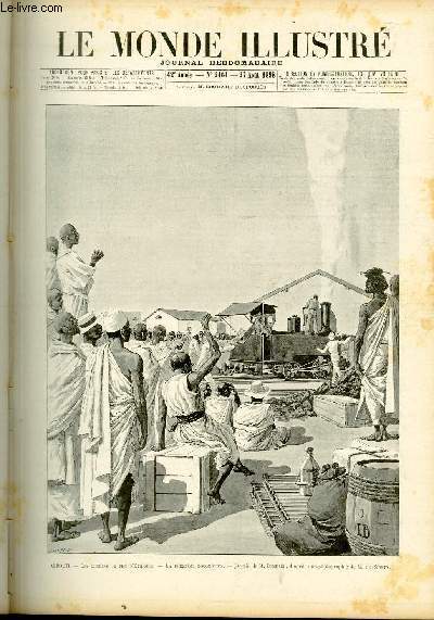 LE MONDE ILLUSTRE N2161 - Djibouti - Les chemins de fer d'Ethiopie - La premire locomotive.