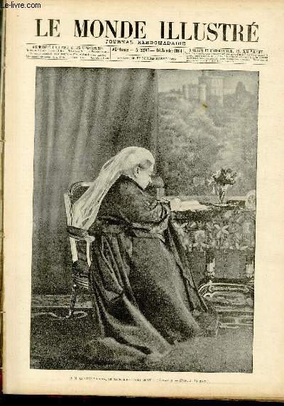 LE MONDE ILLUSTRE N2287 - S.M. la reine Victoria, impratrice des Indes, morte le 22 janvier.