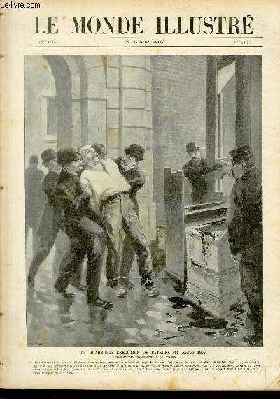 LE MONDE ILLUSTRE N2703 Le quadrupleexcution de Bthune (11 janvier 1909).