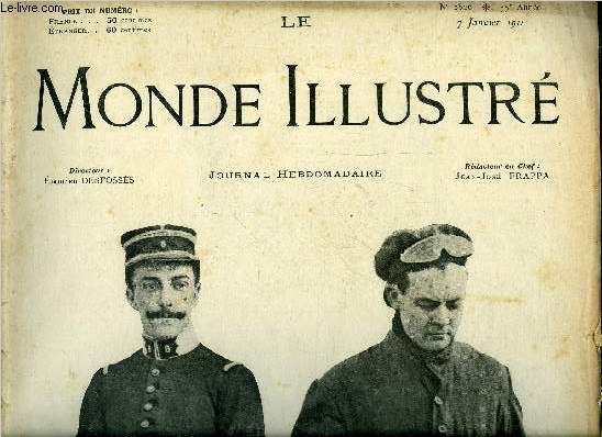 LE MONDE ILLUSTRE N2806 - Les victimes de l'aviation, Thatre de la gait-lyrique - Don Quichotte, comdie hroque en 5 actes, Le nouveau messie, Antoine le Gurisseur par R. Canudo, Les funrailles du duc de Chartres, a Dreux, Les femmes a l'acadmie