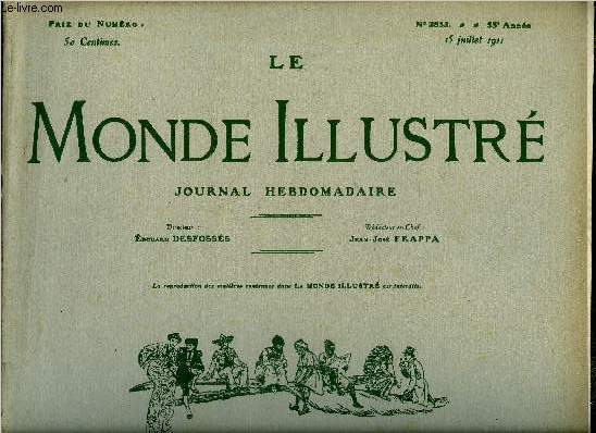 LE MONDE ILLUSTRE N2833 - Le voyage du prsident de la rpublique dans les Pays Bas, La lgende de Saint Sbastien, L'institut arotechnique de Saint Cyr l'cole, Leurs villgiatures, Inauguration de la route des Alpes, La rsurrection du danseur