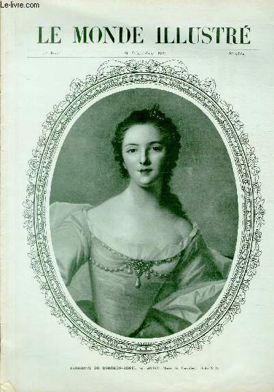 LE MONDE ILLUSTRE N2854 - NUMERO DE NOEL - Henriette de Bourbon-Conti, par Nattier (Muse de Versailles).