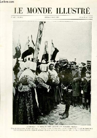 LE MONDE ILLUSTRE N 3216 Dunkerque et Dixmude ont honor les fusiliers marins