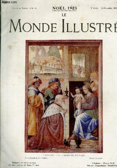 LE MONDE ILLUSTRE N 3444 - Nol 1923.