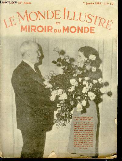 LE MONDE ILLUSTRE ET MIROIR DU MONDE N 4225 Le 35e anniversaire du premier vol