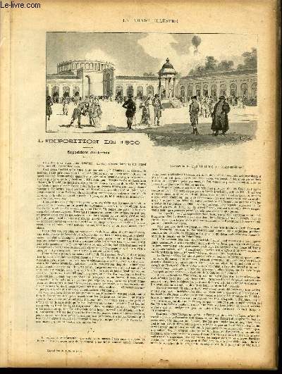 LE MONDE ILLUSTRE L'Exposition de 1900, livraison n1  41