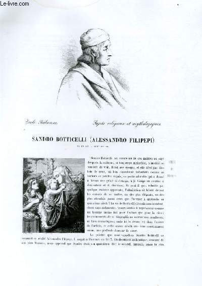 Biographie de Sandro Botticelli 