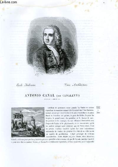 Biographie d'Antonio Canal 