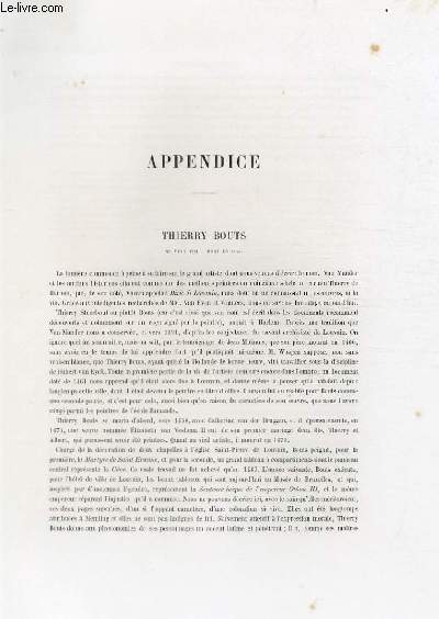 Appendice ; Extrait du Tome 7 de l'Histoire des peintres de toutes les coles.