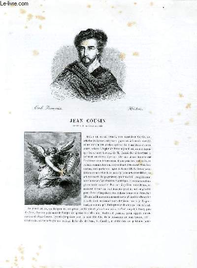 Biographie de Jean Cousin (1501-1589) ; Ecole Franaise ; Histoire ; Extrait du Tome 11 de l'Histoire des peintres de toutes les coles.