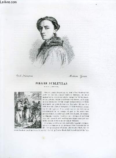 Biographie de Pierre Subleyras (1699-1749) ; Ecole Française ; Histoire, Genre ; Extrait du Tome 12 de l'Histoire des peintres de toutes les écoles.
