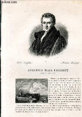 Biographie d'Augustus Wall Callcott (1779-1844) ; Ecole Anglaise ; Marine, Paysage ; Extrait du Tome 14 de l'Histoire des peintres de toutes les coles.