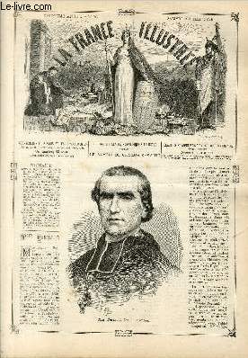 LA FRANCE ILLUSTREE N 26 - Mgr Perraud, par le R.P. A Largent, Paray le Monial, Jacques Bernard par Marie Guerrier de Haupt, Souvenirs d'un officier de marine : trois ans dans les Guyanes, par Csar Pradier, Le salon de 1875 par Eug. Mathieu