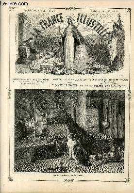 LA FRANCE ILLUSTREE N 28 - Une procession a Auteuil par Alexandre Piedagnel, Le salon de 1875 par Eug. Mathieu, La question du Tong-King par Charles Latour, Le rve d'un savant par Lia Saul, Les dlassements hebdomadaires par Edme Simonot