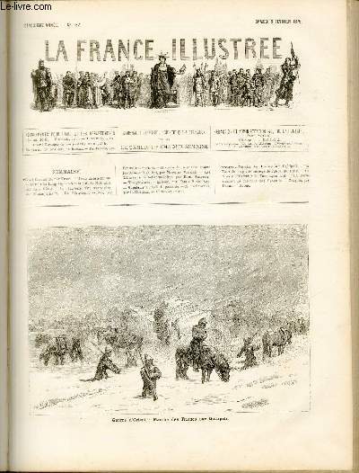 LA FRANCE ILLUSTREE N 167 - Guerre d'orient: Marche des Russes sur Gallipoli.