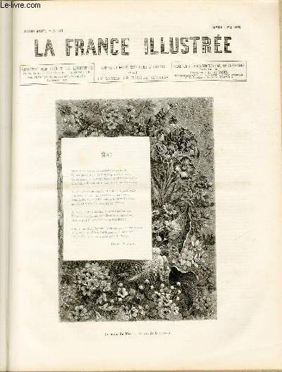 LA FRANCE ILLUSTREE N 231 - Le mois de Mai, dessin de Giacomelli.