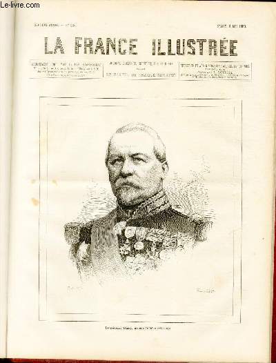 LA FRANCE ILLUSTREE N 284 - Le gnral Vinoy, dcd le 29 avril 1880.