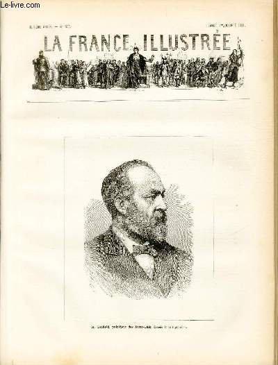 LA FRANCE ILLUSTREE N 357 - M.Garfield, prsident des Etats-Unis, dcd le 19 septembre.