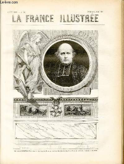LA FRANCE ILLUSTREE N 360 - M. l'abb Berthaud, chevalier de la lgion d'honneur, cur de Montmartre, dcd le 30 septembre 1881, dessin de Mathieu.