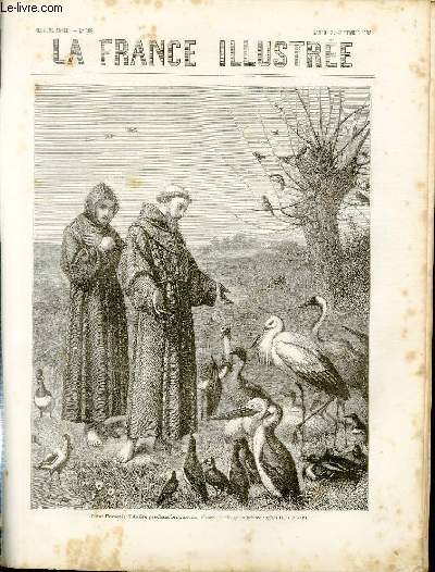 LA FRANCE ILLUSTREE N 409 Saint Franois d'Assie prchant les oiseaux, d'aprs le tableau du peintre anglais H. S. Marks