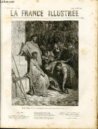 LA FRANCE ILLUSTREE N 433 Ecce Homo (extrait des illustrations de la Bible des illustrations de la Bible, de la maison Mame, par Gustave Dor).