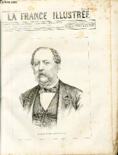 LA FRANCE ILLUSTREE N 436 Le docteur Lasgue, dcd le 21 mars 1883