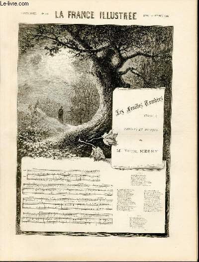LA FRANCE ILLUSTREE N 776 Les feuilles tombes (Rverie) - Paroles et musique de M. Victor Mesny