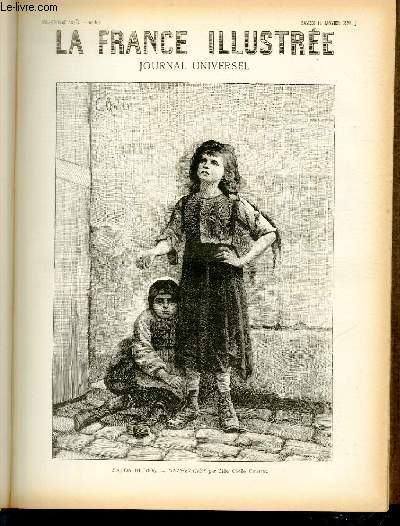 LA FRANCE ILLUSTREE N 789 Salon de 1889 - Orphelins ! , par Mlle Cecile Chalus